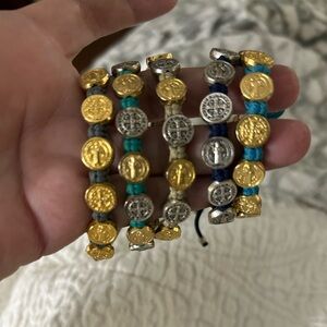 My Saint My Hero bracelets. Bundle of 5